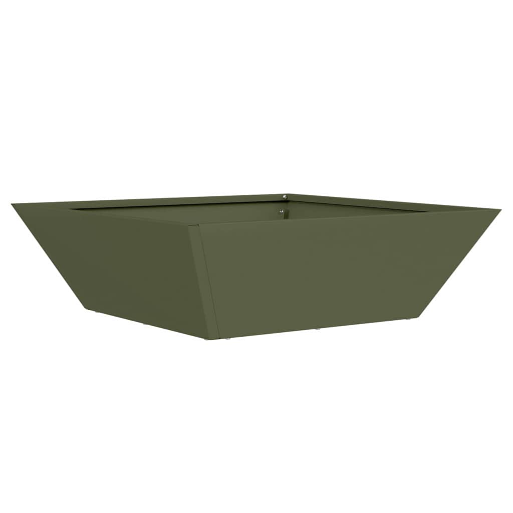 Vaso da giardino Verde oliva 50 x 50 x 15 cm