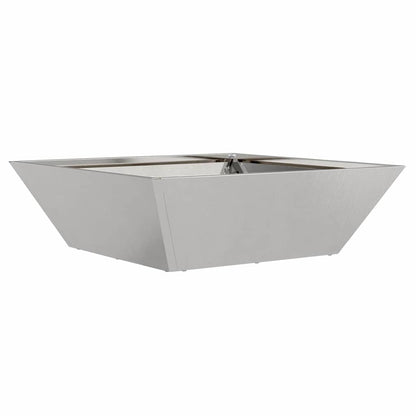 Vaso da giardino 5 pcs Argento 50 x 50 x 15 cm
