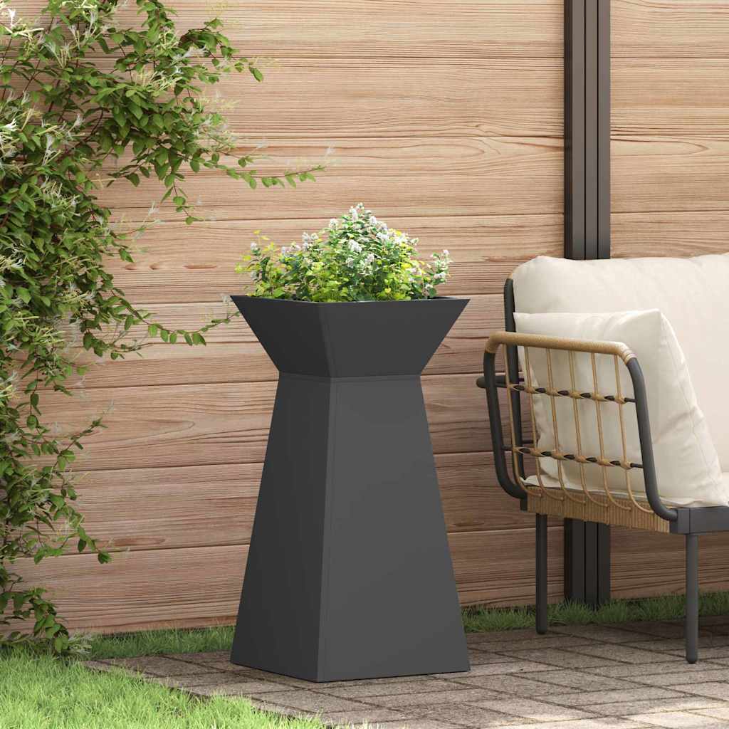 Vaso a Pilastro 2 pcs Nero 35 x 35 x 73 cm