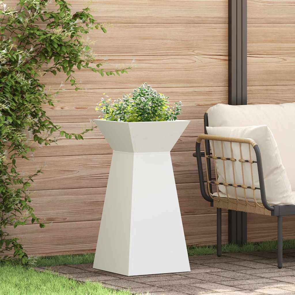 Vaso a Pilastro Bianco 35 x 35 x 73 cm