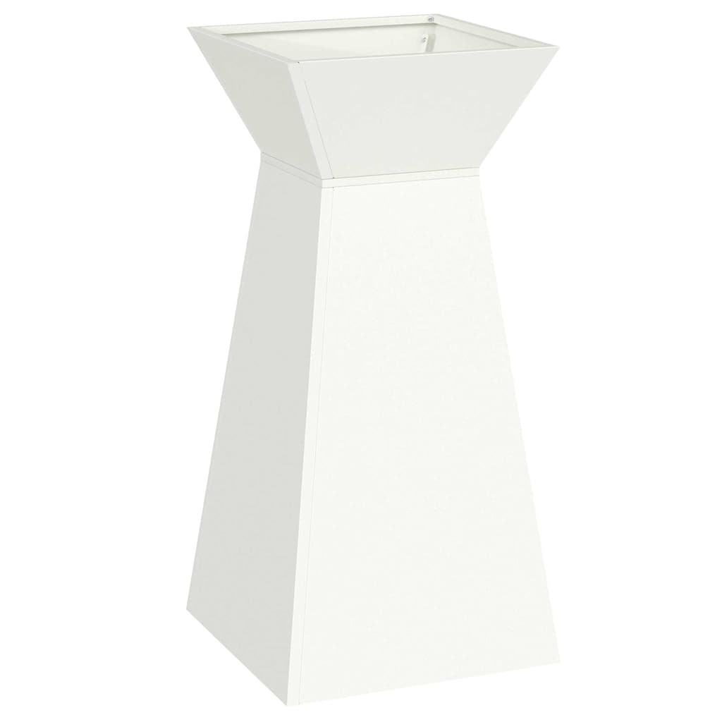 Vaso a Pilastro Bianco 35 x 35 x 73 cm