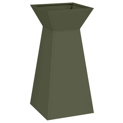 Vaso a Pilastro Oliva 35 x 35 x 73 cm