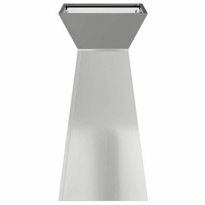 Vaso a Pilastro Argento 35 x 35 x 73 cm