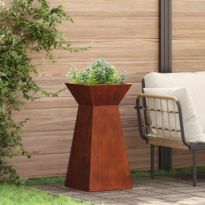 Vaso a Pilastro 2 pcs Argento 35 x 35 x 73 cm