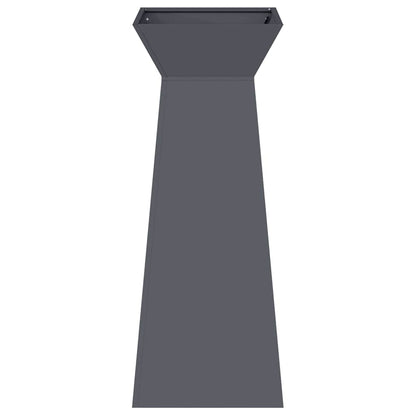 Vaso a Pilastro Antracite 40 x 40 x 100 cm