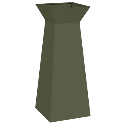 Vaso a Pilastro Oliva 40 x 40 x 100 cm