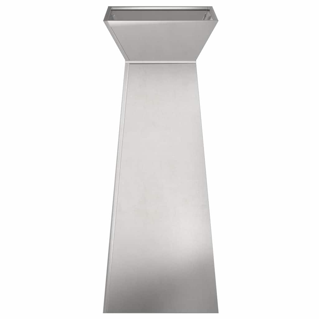 Vaso a Pilastro Argento 40 x 40 x 100 cm