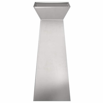 Vaso a Pilastro Argento 40 x 40 x 100 cm