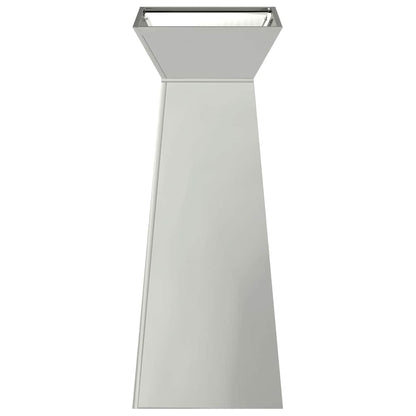 Vaso a Pilastro Argento 40 x 40 x 100 cm