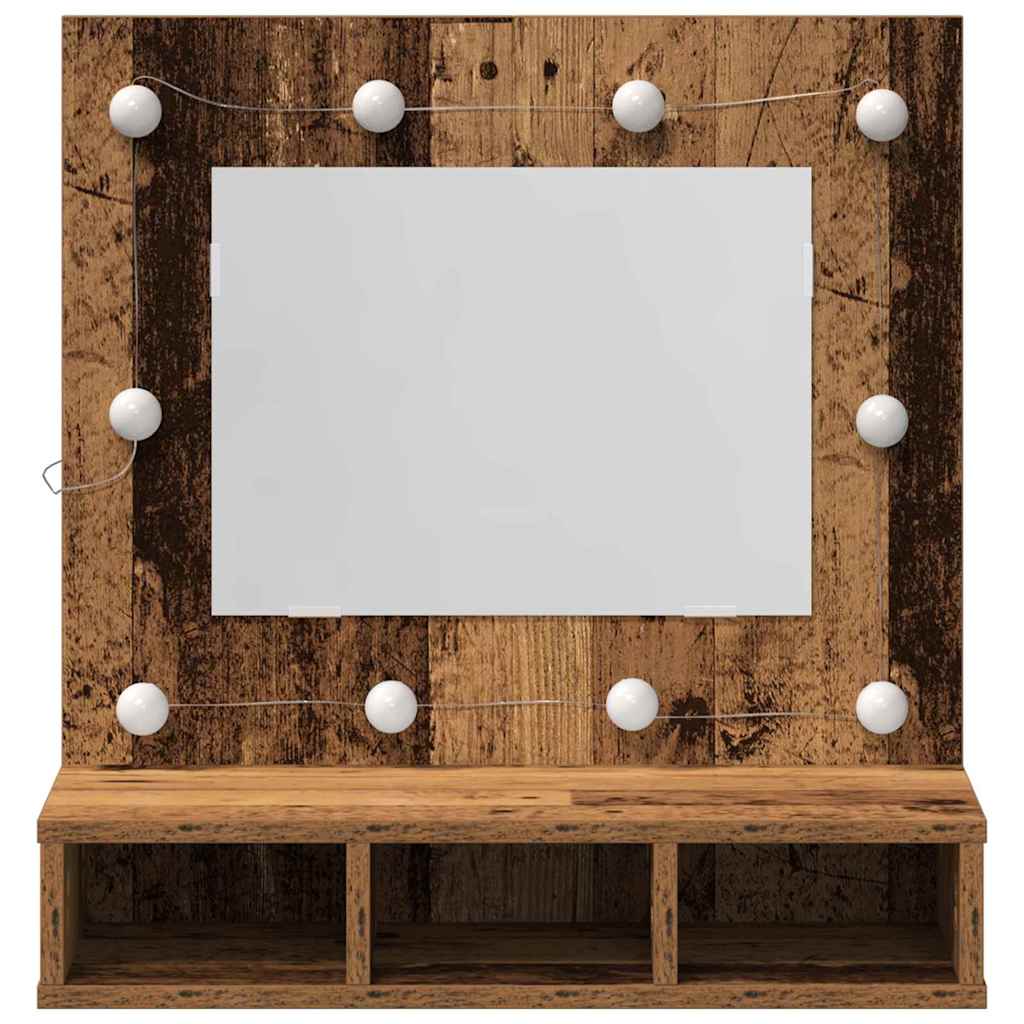 Mobiletto per specchio Legno vecchio 60 x 31,5 x 62 cm