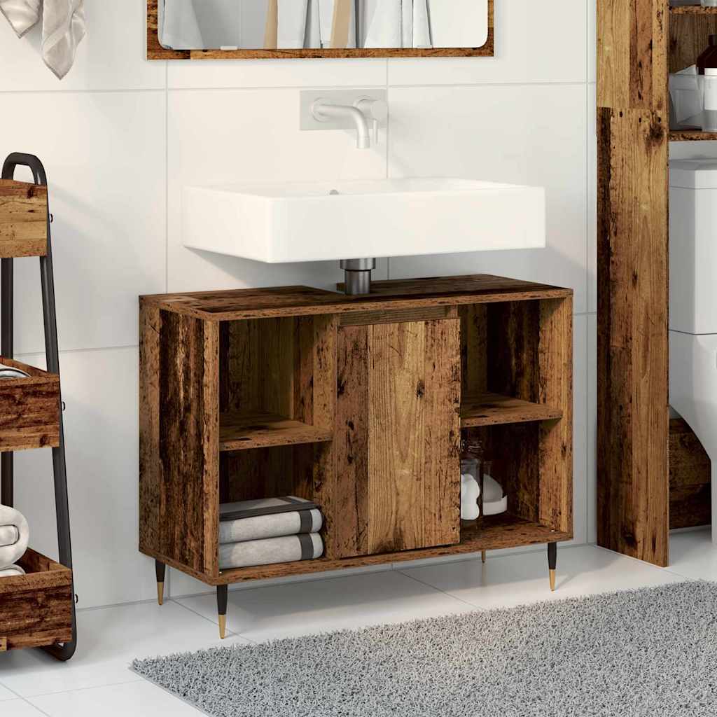 Mobile da Bagno Legno vecchio 80 x 33 x 60 cm Legno multistrato