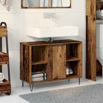 Mobile da Bagno Legno vecchio 80 x 33 x 60 cm Legno multistrato