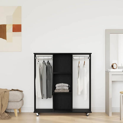 Guardaroba Rovere nero 102 x 38 x 110 cm Legno multistrato