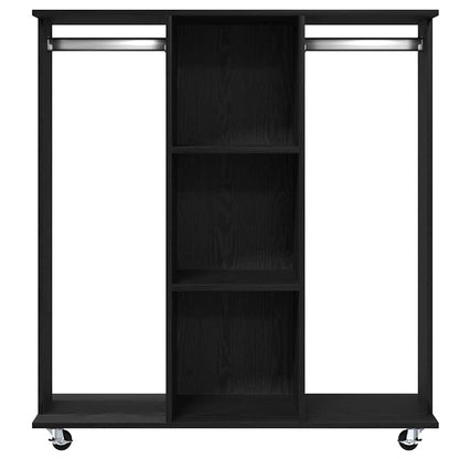 Guardaroba Rovere nero 102 x 38 x 110 cm Legno multistrato