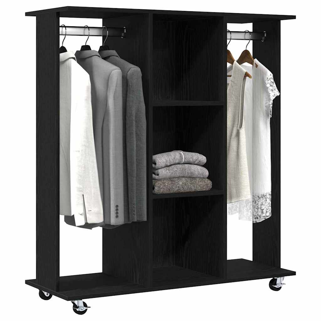 Guardaroba Rovere nero 102 x 38 x 110 cm Legno multistrato