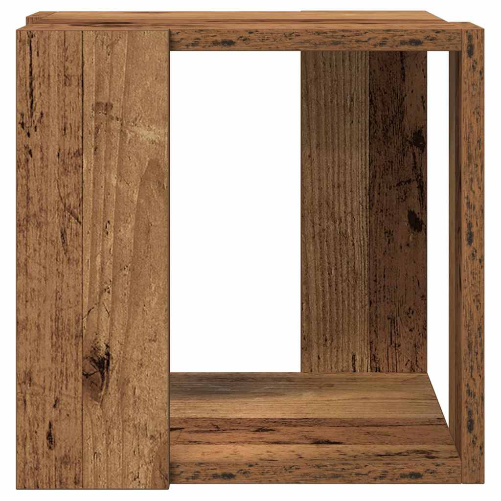 Tavolino da salotto Legno vecchio 32 x 32 x 30 cm