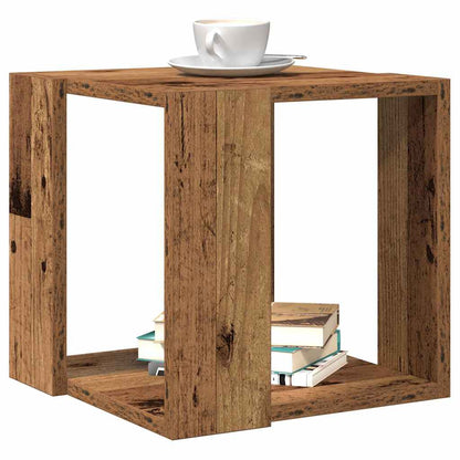 Tavolino da salotto Legno vecchio 32 x 32 x 30 cm