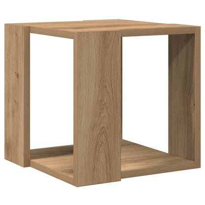 Tavolino da salotto Rovere artigianale 32 x 32 x 30 cm
