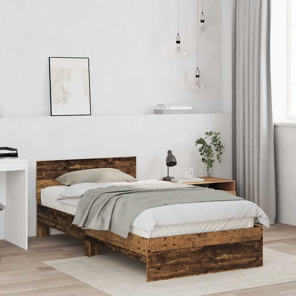 Struttura del letto Legno vecchio 203 x 104 x 70 cm