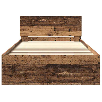 Struttura del letto Legno vecchio 203 x 104 x 70 cm