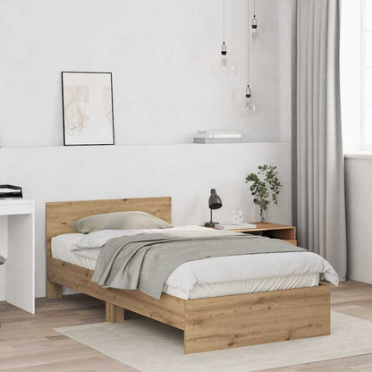 Struttura del letto Rovere artigianale 203 x 104 x 70 cm