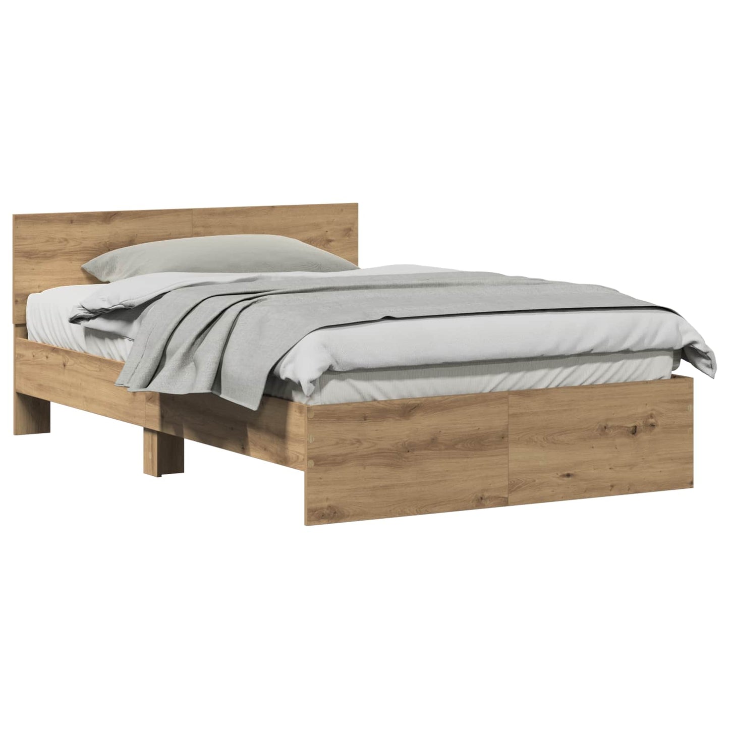 Struttura del letto Rovere artigianale 193 x 125 x 70 cm
