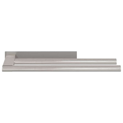 Porta asciugamani Argento 40 x 9 x 4 cm Acciaio inossidabile