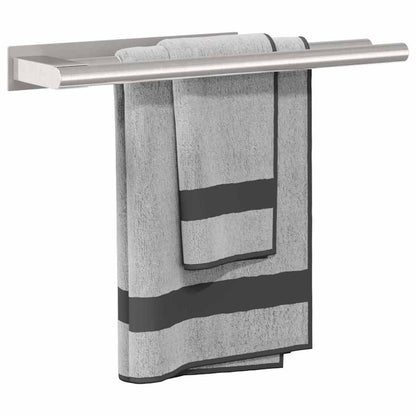 Porta asciugamani Argento 40 x 9 x 4 cm Acciaio inossidabile