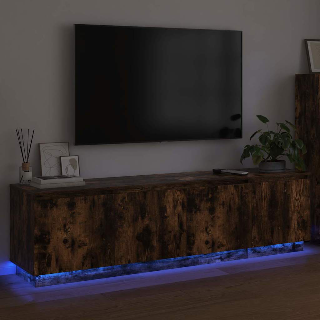 Mobile TV Rovere fumÃƒÂ© 180 x 38 x 49 cm Legno multistrato
