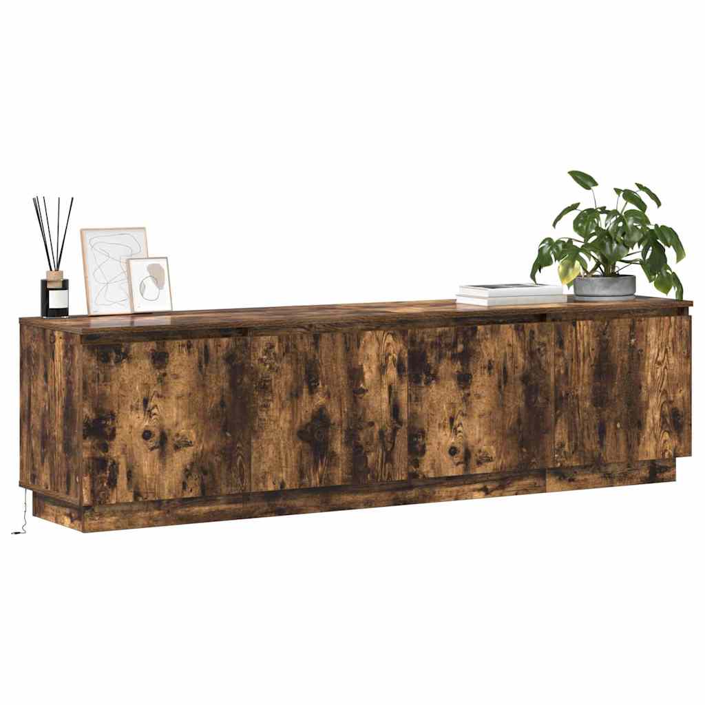 Mobile TV Rovere fumÃƒÂ© 180 x 38 x 49 cm Legno multistrato