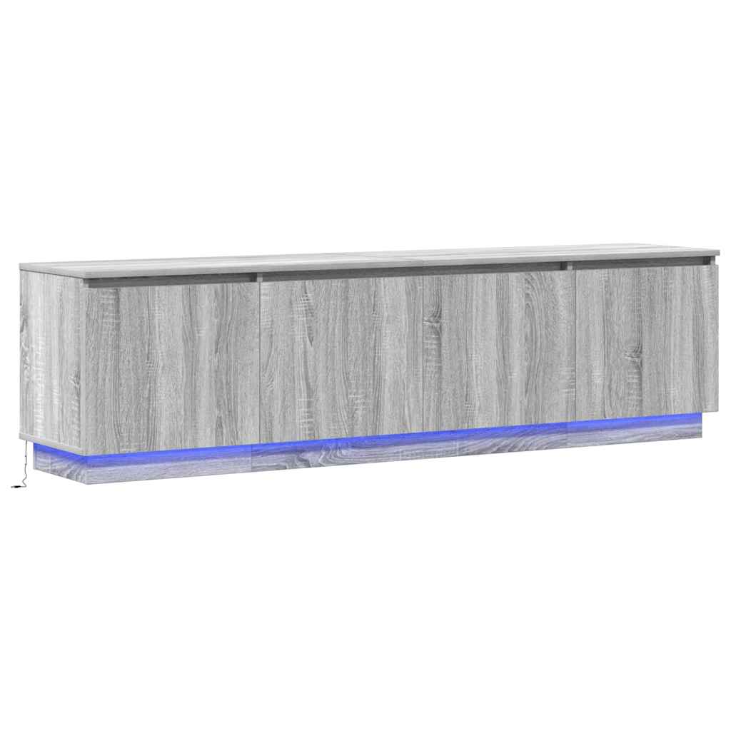 Mobile TV Grigio Sonoma 180 x 38 x 49 cm Legno multistrato