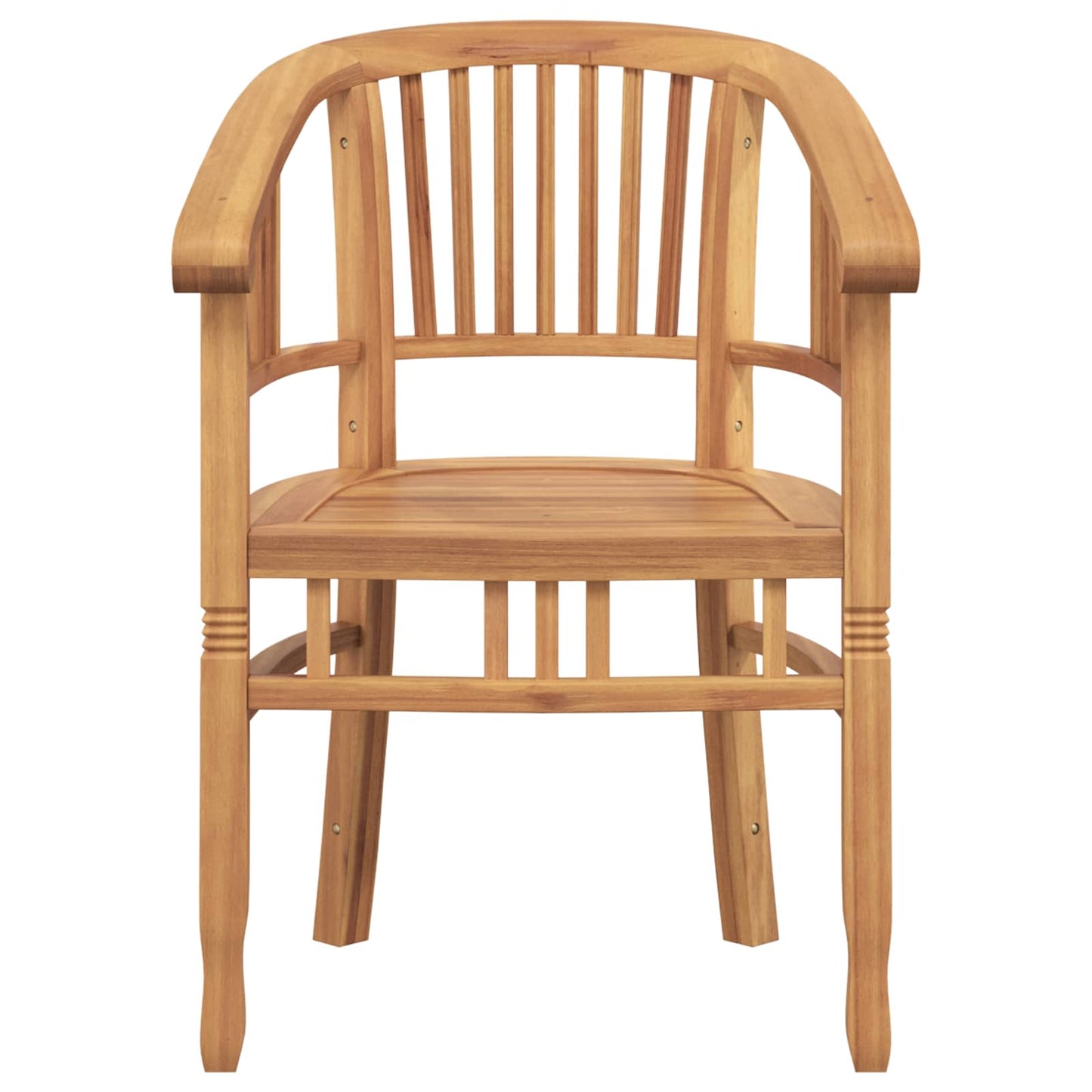 Sedia 2 pcs Marrone 63 x 58 x 89 cm Legno di teak solido