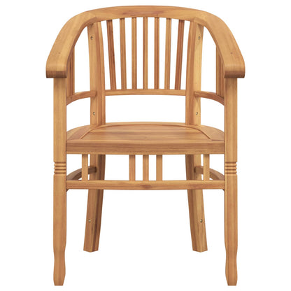 Sedia 2 pcs Marrone 63 x 58 x 89 cm Legno di teak solido