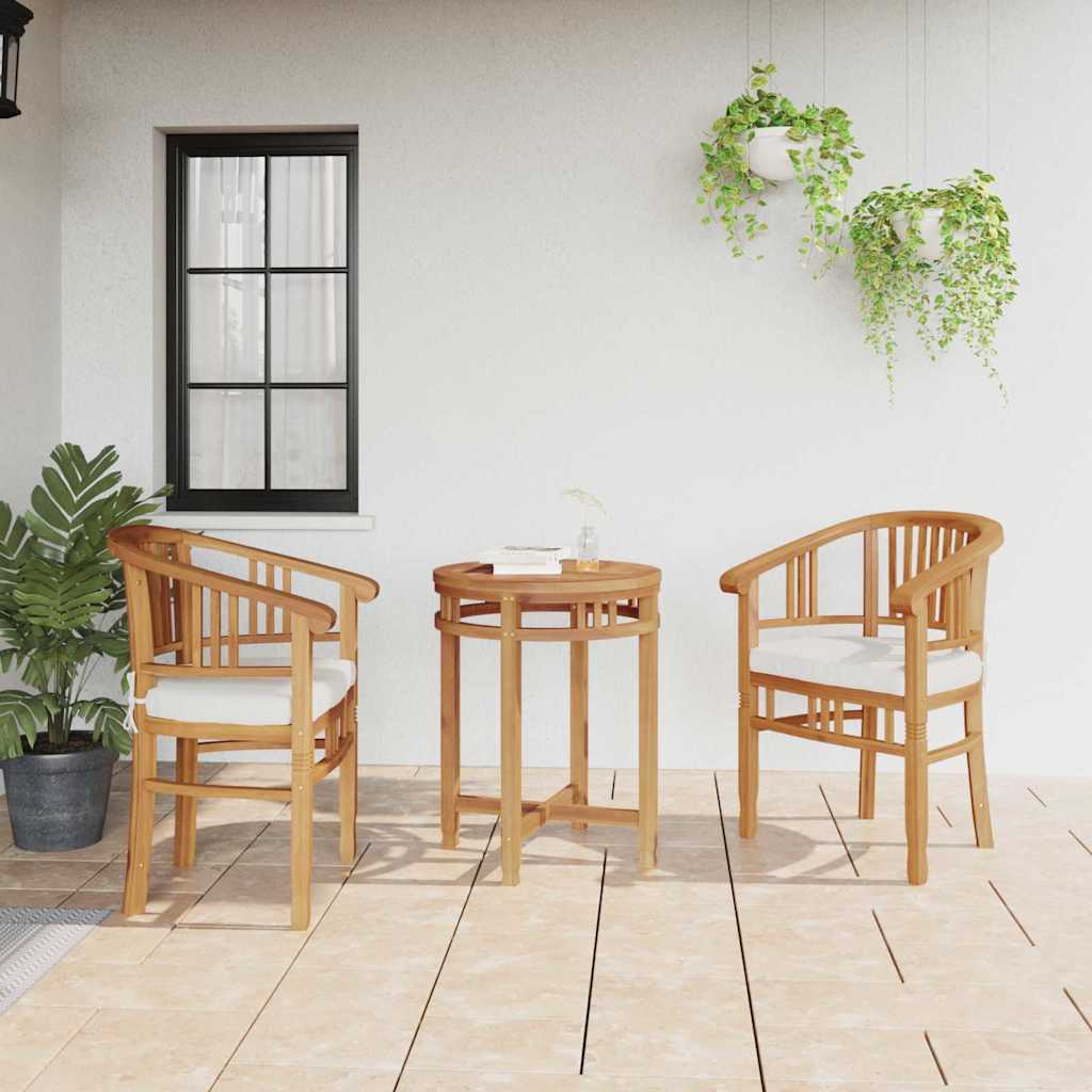 Sedia 2 pcs Marrone 63 x 58 x 89 cm Legno di teak solido