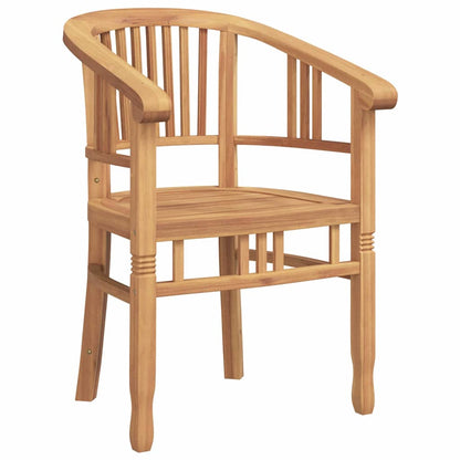 Sedia 2 pcs Marrone 63 x 58 x 89 cm Legno di teak solido