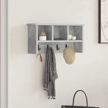Appendiabiti a muro Grigio cemento 50 x 16 x 26 cm