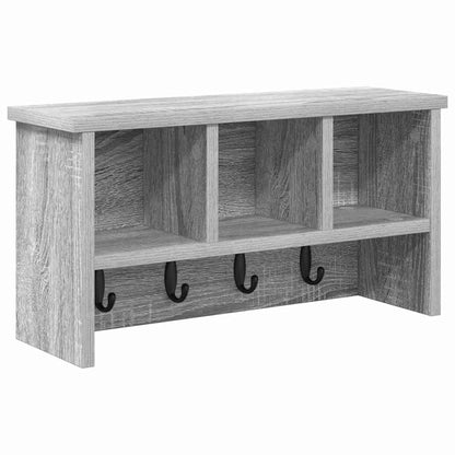 Appendiabiti a muro Grigio sonoma 50 x 16 x 26 cm