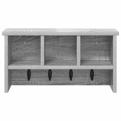 Appendiabiti a muro Grigio sonoma 50 x 16 x 26 cm