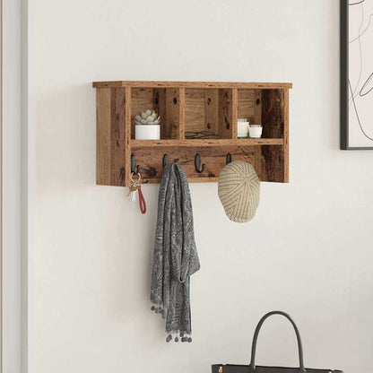 Appendiabiti a muro Legno vecchio 50 x 16 x 26 cm
