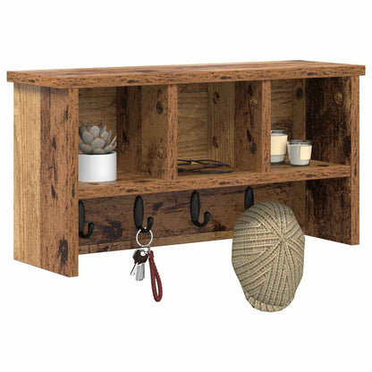 Appendiabiti a muro Legno vecchio 50 x 16 x 26 cm