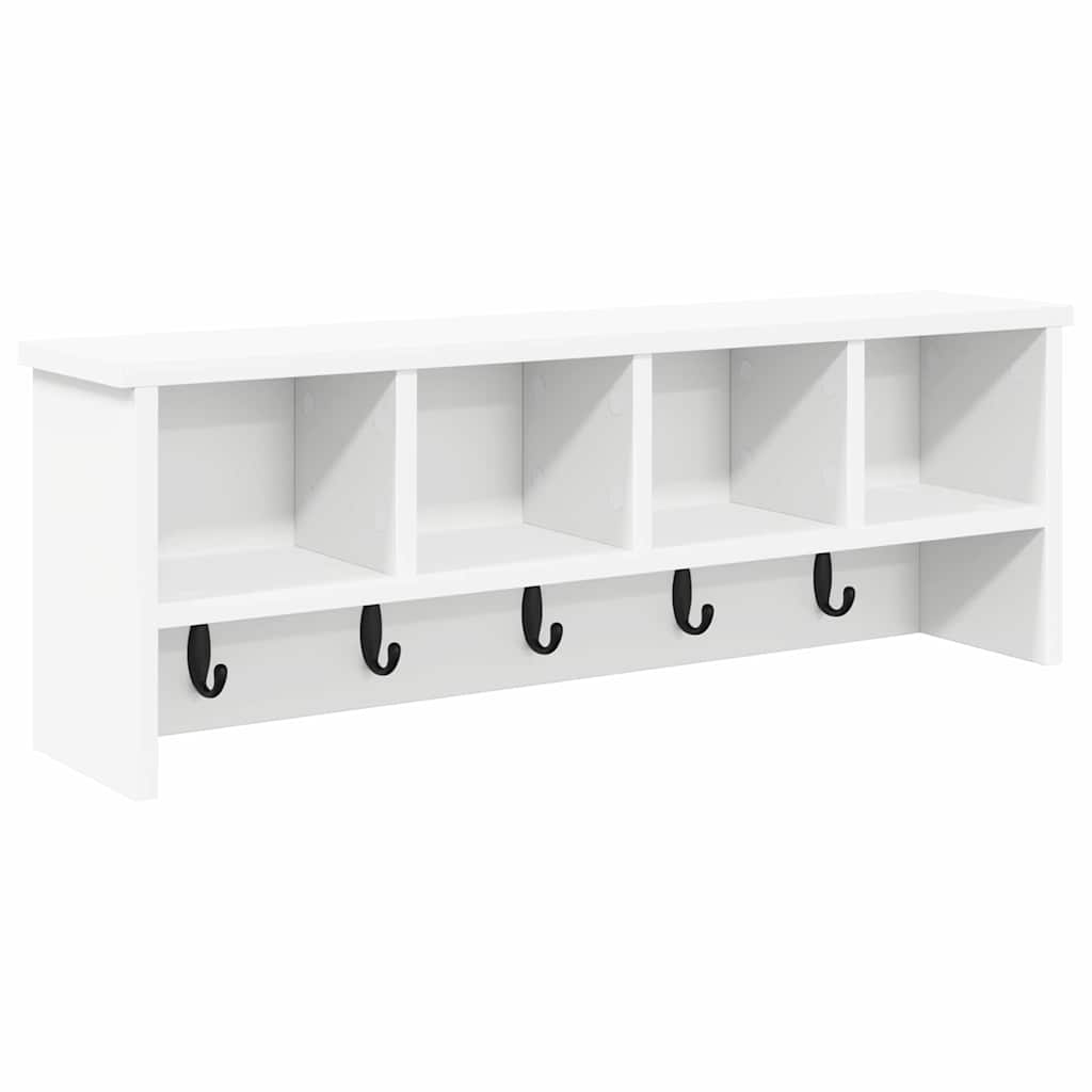 Appendiabiti a muro Bianco 75 x 16 x 26 cm Legno multistrato