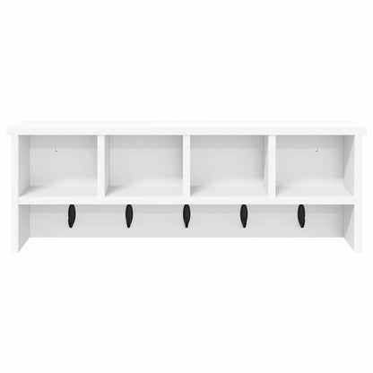 Appendiabiti a muro Bianco 75 x 16 x 26 cm Legno multistrato