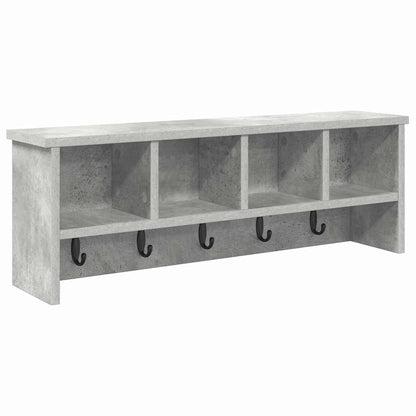 Appendiabiti a muro Grigio cemento 75 x 16 x 26 cm