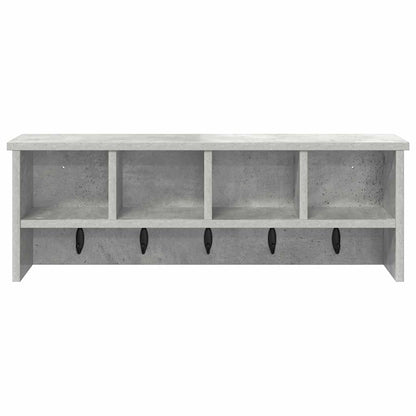 Appendiabiti a muro Grigio cemento 75 x 16 x 26 cm