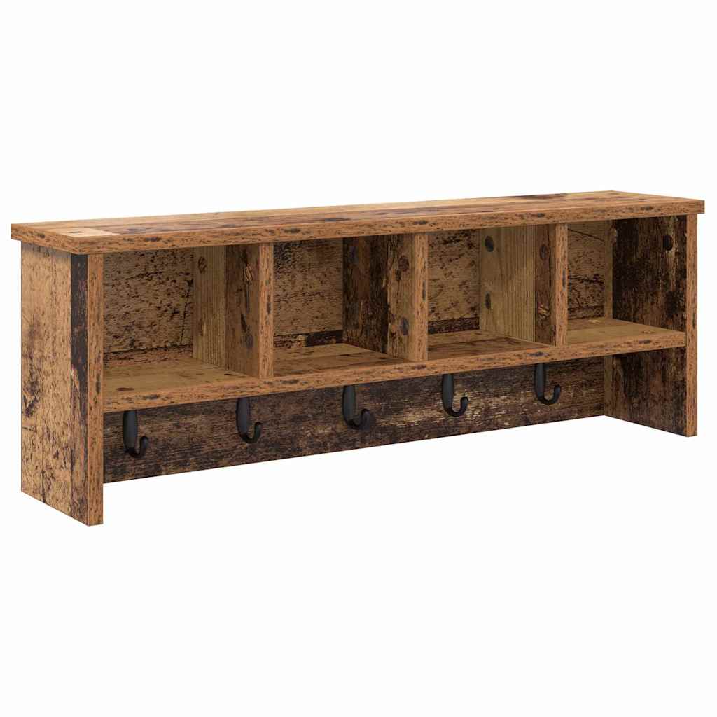 Appendiabiti a muro Legno vecchio 75 x 16 x 26 cm
