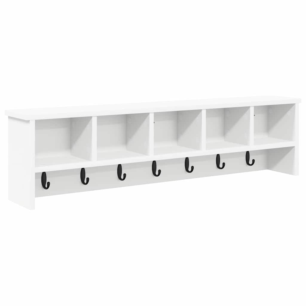 Appendiabiti a muro Bianco 100 x 16 x 26 cm Legno multistrato