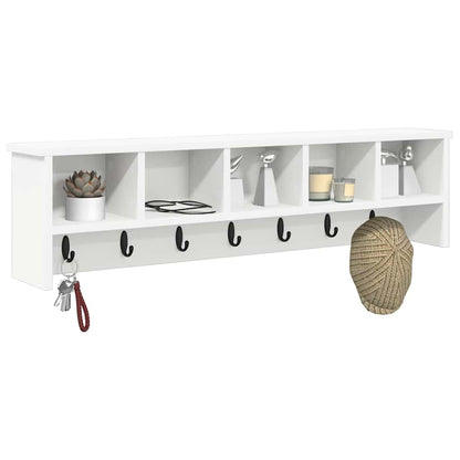 Appendiabiti a muro Bianco 100 x 16 x 26 cm Legno multistrato