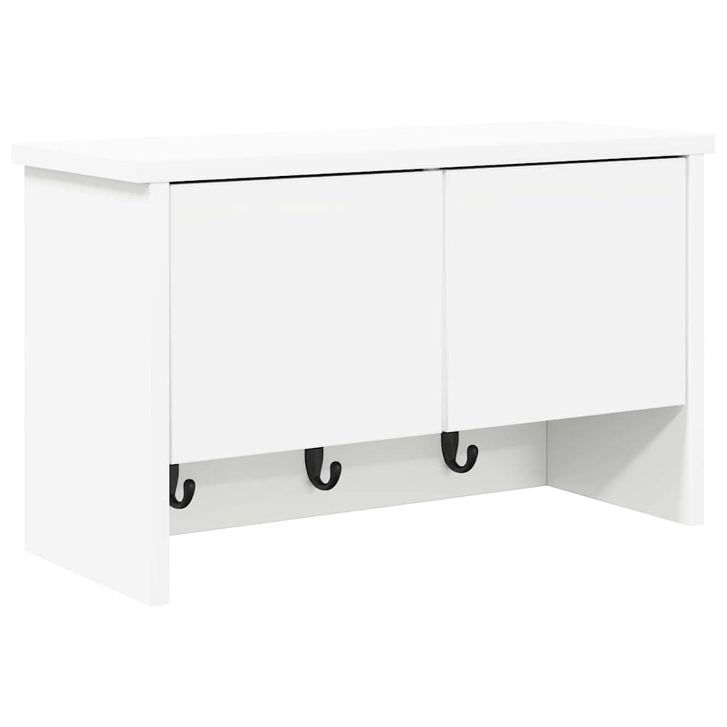 Appendiabiti a muro Bianco 50 x 20 x 30 cm Legno multistrato