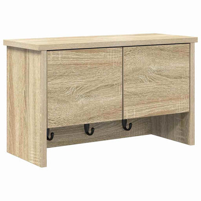 Appendiabiti a muro con porta Rovere Sonoma 50 x 20 x 30 cm