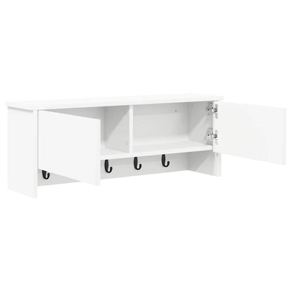 Appendiabiti a muro Bianco 80 x 20 x 30 cm Legno multistrato